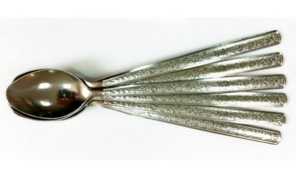 Dessert Spoons, Stainless Steel, 19.5cm, 6 pcs